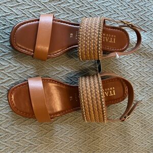 NWOT Italian Shoemakers Tan Women's Sandals